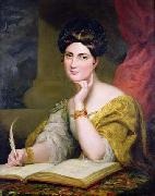 George Hayter The Hon. Mrs. Caroline Norton, society beauty and author, 1832 oil painting